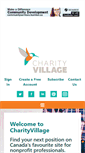 Mobile Screenshot of charityvillage.com